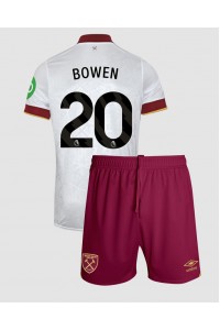 West Ham United Jarrod Bowen #20 Jalkapallovaatteet Lasten Kolmas peliasu 2024-25 Lyhythihainen (+ Lyhyet housut)